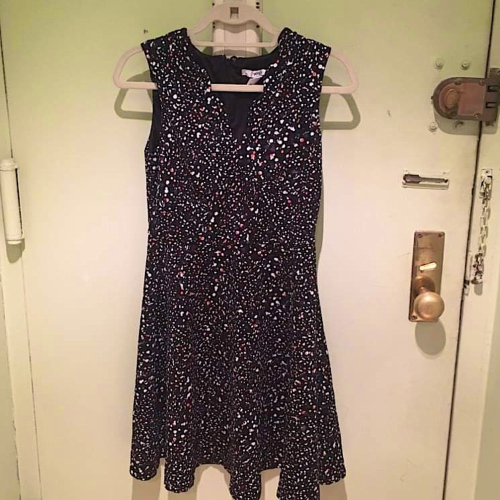 Fun black/ multicolor dress